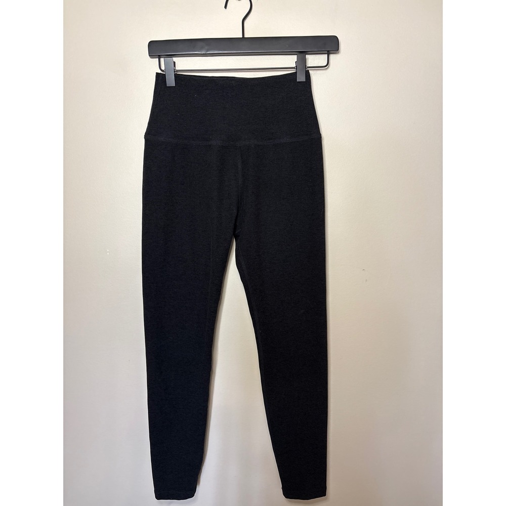 Beyond Yoga Spacedye High Waisted Capri Leggings Darkest Night Black Medium 25in